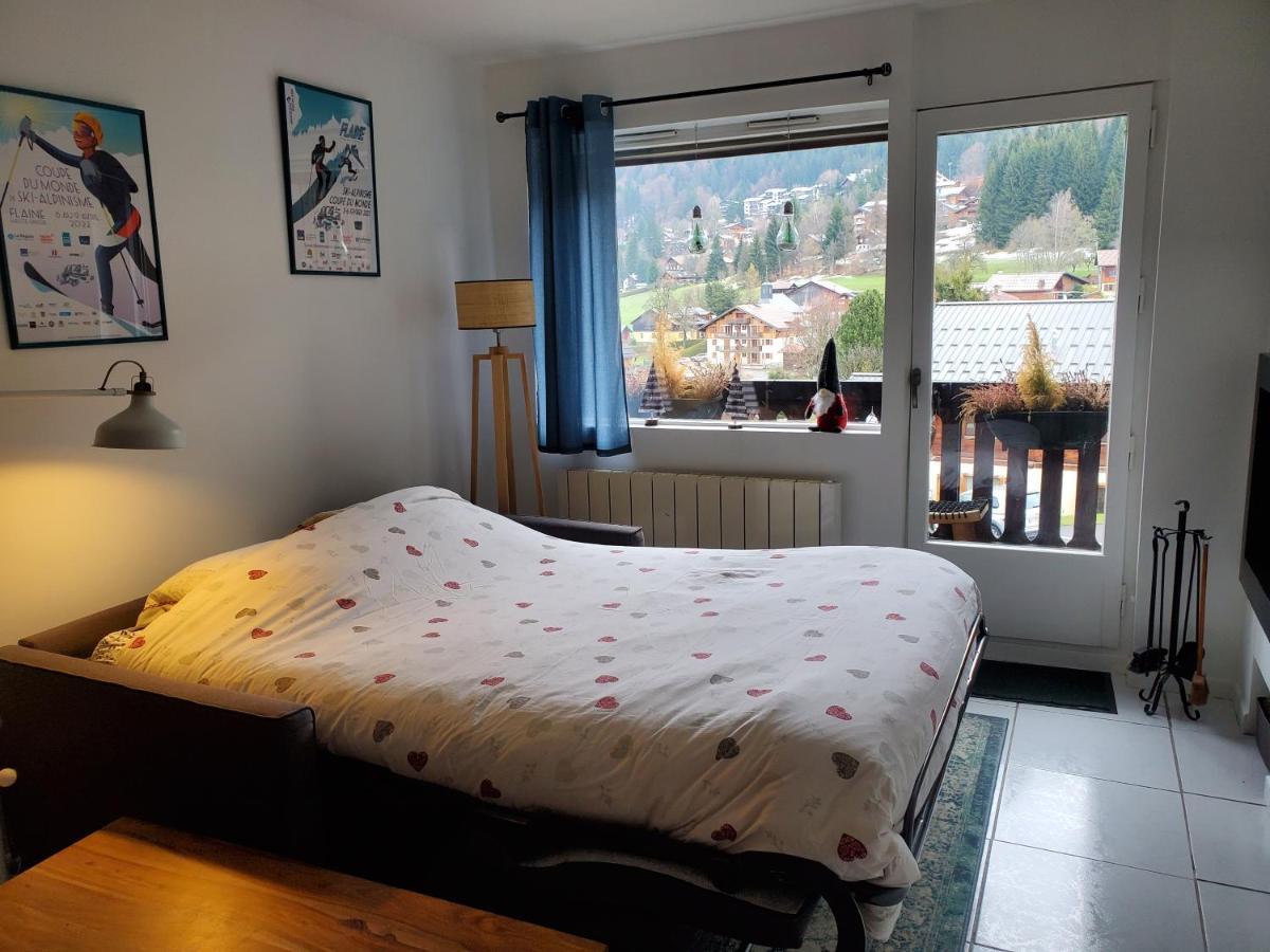 Studio Avec Petit Balcon Et Cheminee - Grand Massif Les Carroz d'Araches Eksteriør billede